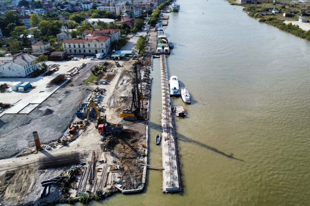 AZL Sulina lucrări modernizare Port Sulina