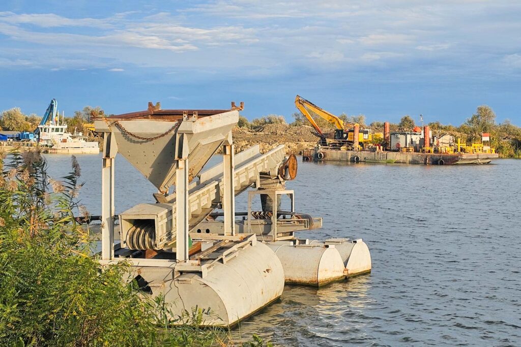 Lucrări modernizare Port Sulina